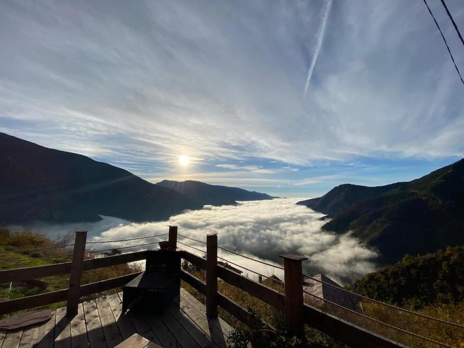 Chalet Les 3 Flocons Roure エクステリア 写真